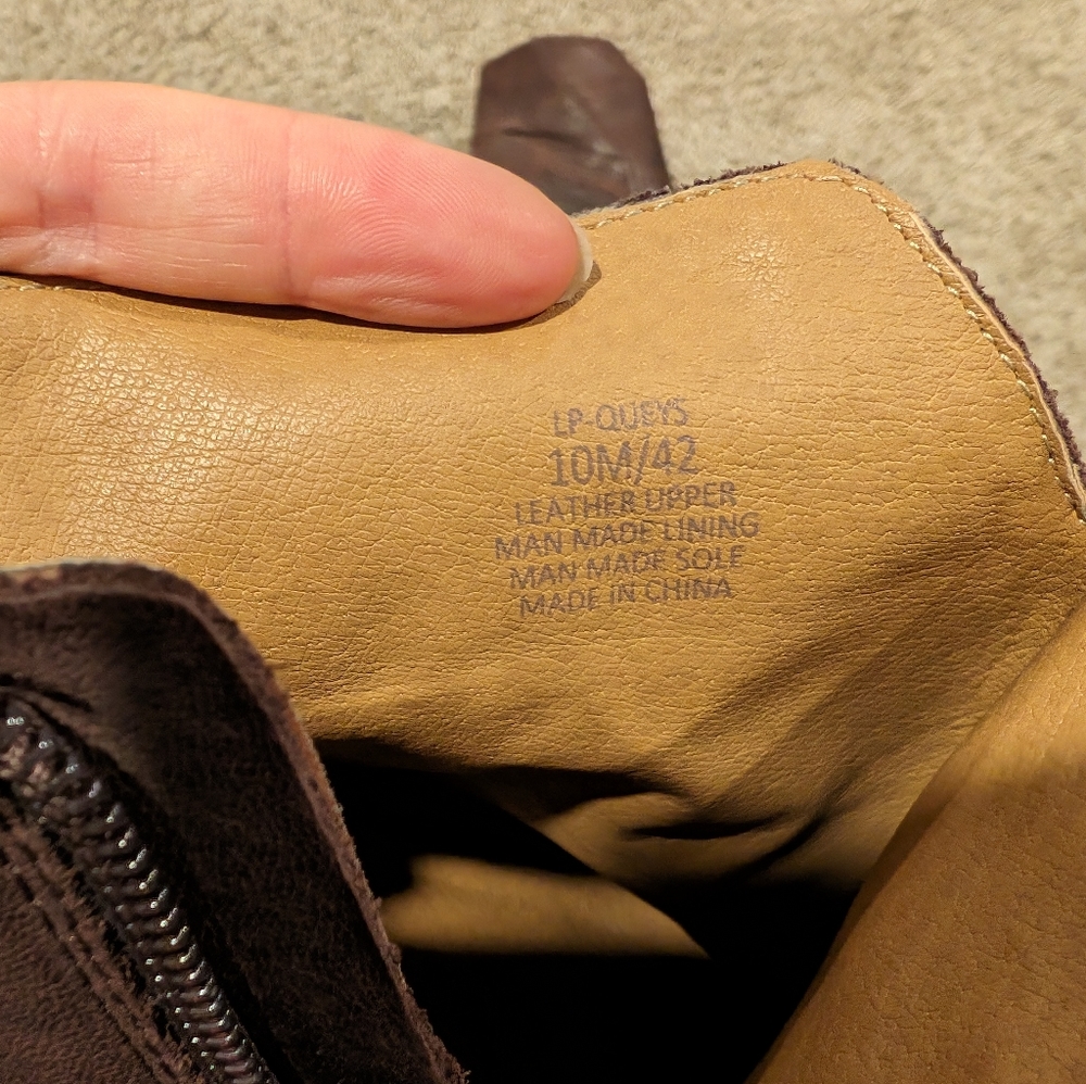 Leather booties - Picture 5 of 12